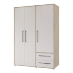 Wardrobe Razol Складиште™ 3 doors white-sonoma melamine 144.5x59x200cm