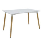 Student dining set Natali-Gaston Складиште™ set 5 pcs white 120x80x76cm - Image 2
