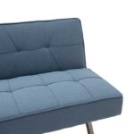 3 seater sofa-bed Travis Складиште™ with fabric in light blue color 175x83x74cm - Image 5