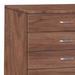 Gioko Складиште™ chest of drawers with 5 drawers in walnut shade 80x40x100cm - Image 2