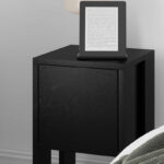 Nightstand Ema Складиште™ melamine in black color 30x30x55cm - Image 3