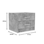Student bedroom furniture package OLYMPUS A Складиште™ set of 5 pieces in antique anthracite shade - Image 7