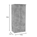 Student bedroom furniture package OLYMPUS A Складиште™ set of 5 pieces in antique anthracite shade - Image 8
