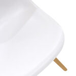 Chair Julita Складиште™ PP white-natural leg 46x50x82cm - Image 7