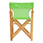 Kompa Складиште™ director's chair natural color solid beech wood and green fabric - Image 5