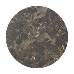 Verhia table top Складиште™ HPL dark grey marble look D69cm 12mm thick