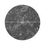 Verhia table top Складиште™ HPL dark grey marble look D69cm 12mm thick - Image 3