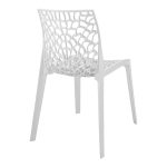 Hush stackable Складиште™ pp chair in white color 50x57x81cm - Image 2