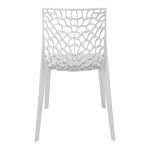 Hush stackable Складиште™ pp chair in white color 50x57x81cm - Image 5