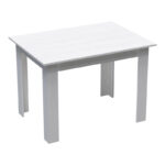 Dining table set of 5 pieces Manka-Julita Складиште™ in white color 110x80x77cm - Image 5