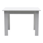 Dining table set of 5 pieces Manka-Julita Складиште™ in white color 110x80x77cm - Image 6