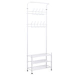 Entrance unit Federica Складиште™ metal white 65x28x187cm